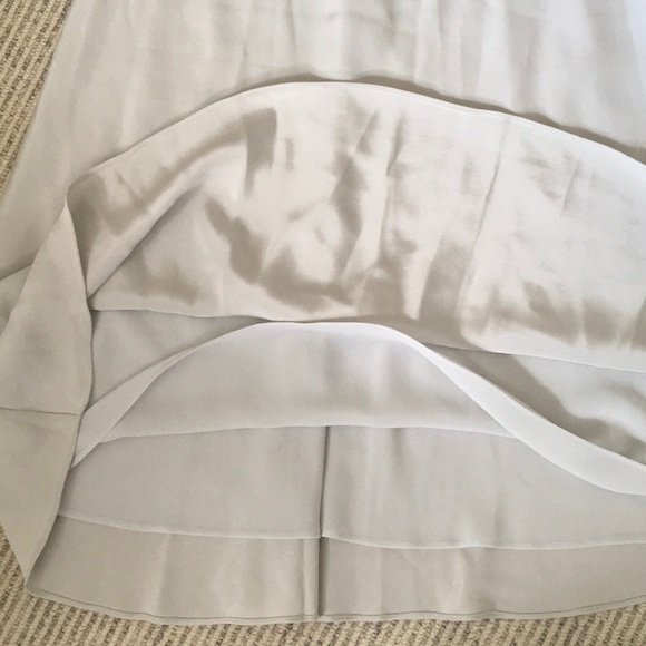 J.Crew 100%silk Special Occasions s.2 light gray - Picture 5 of 5